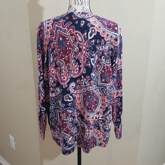 CROFT & Bareow paisley top size 1x - Picture 3 of 7